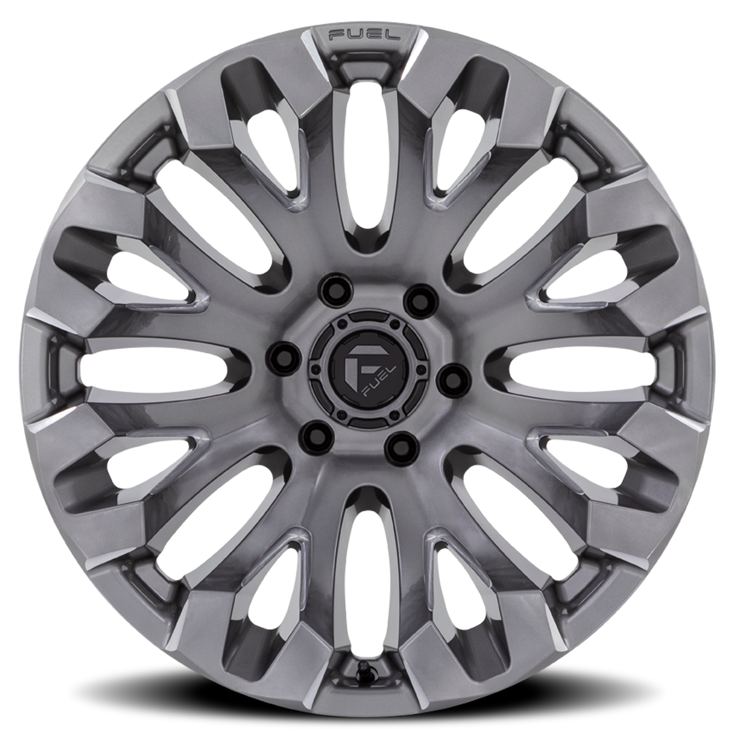 Aluminum Wheels 20X9 Quake D830 8 On 165.1 Platinum Gray 125.1 Bore 1 Offset Fuel Off Road Wheels