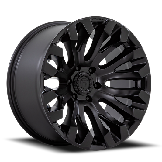Aluminum Wheels 20X10 Quake D831 6 On 135 Blackout 87.1 Bore -18 Offset Fuel Off Road Wheels