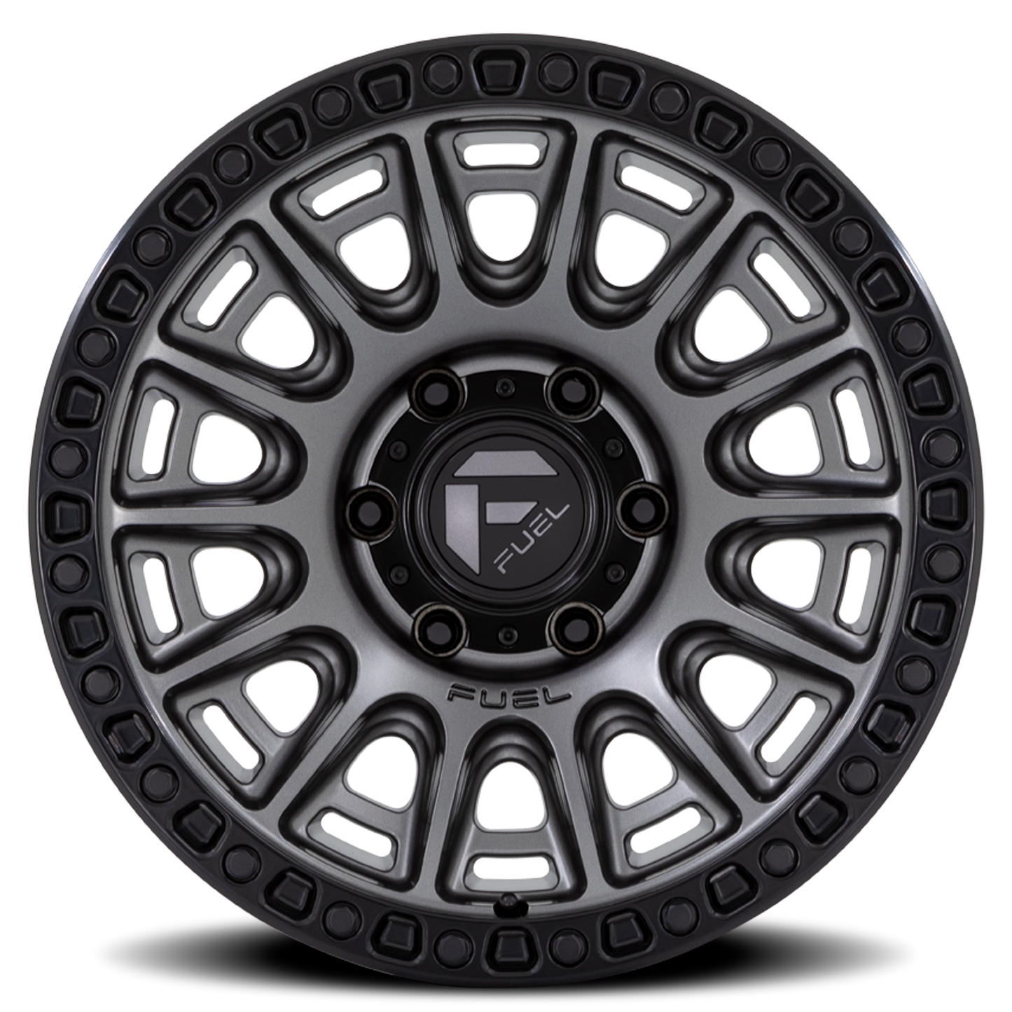 Aluminum Wheels 17X9 Cycle D835 5 On 127 Gunmetal Gray/Black Ring 71.5 Bore -12 Offset Fuel Off Road Wheels
