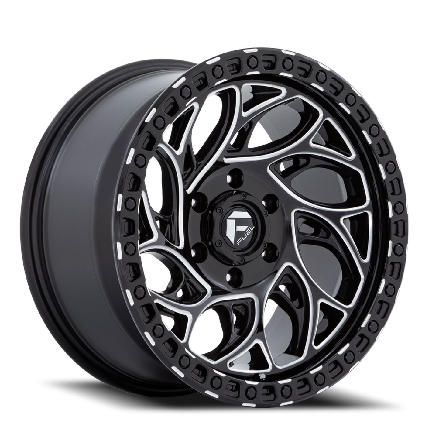 Aluminum Wheels 17X9 Runner OR D840 5 On 150 Gloss Black Milled 110.1 Bore 1 Offset Fuel Off Road Wheels