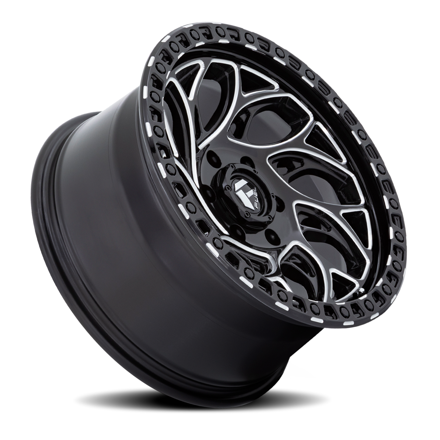 Aluminum Wheels 17X9 Runner OR D840 5 On 127 Gloss Black Milled 71.5 Bore -12 Offset Fuel Off Road Wheels