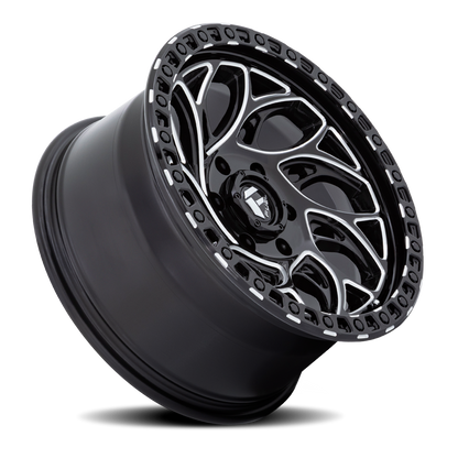 Aluminum Wheels 20X9 Runner OR D840 5 On 127 Gloss Black Milled 71.5 Bore 1 Offset Fuel Off Road Wheels