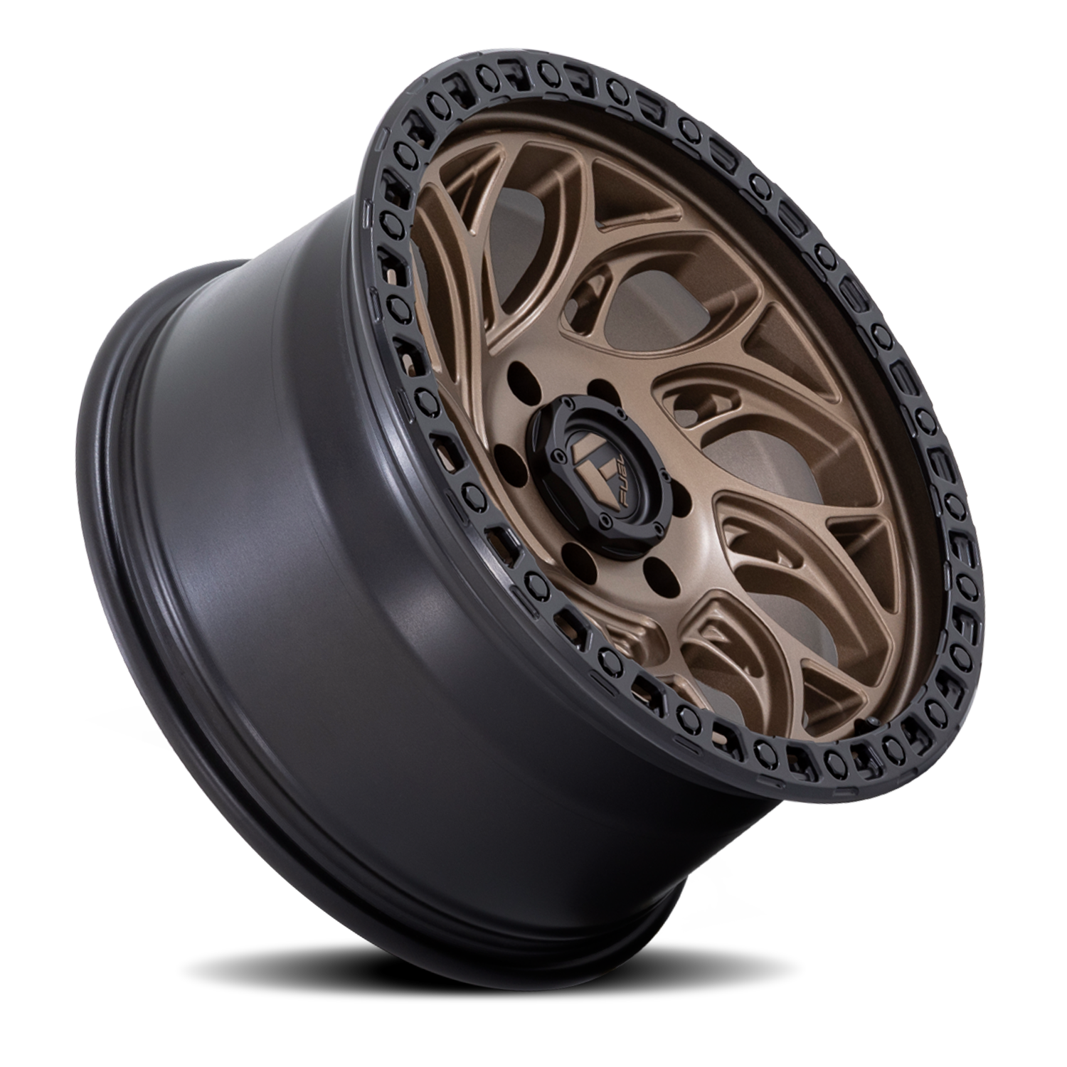 Aluminum Wheels 18X9 Runner OR D841 6 On 139.7 Bronze/Black Ring 106.1 Bore -12 Offset Fuel Off Road Wheels