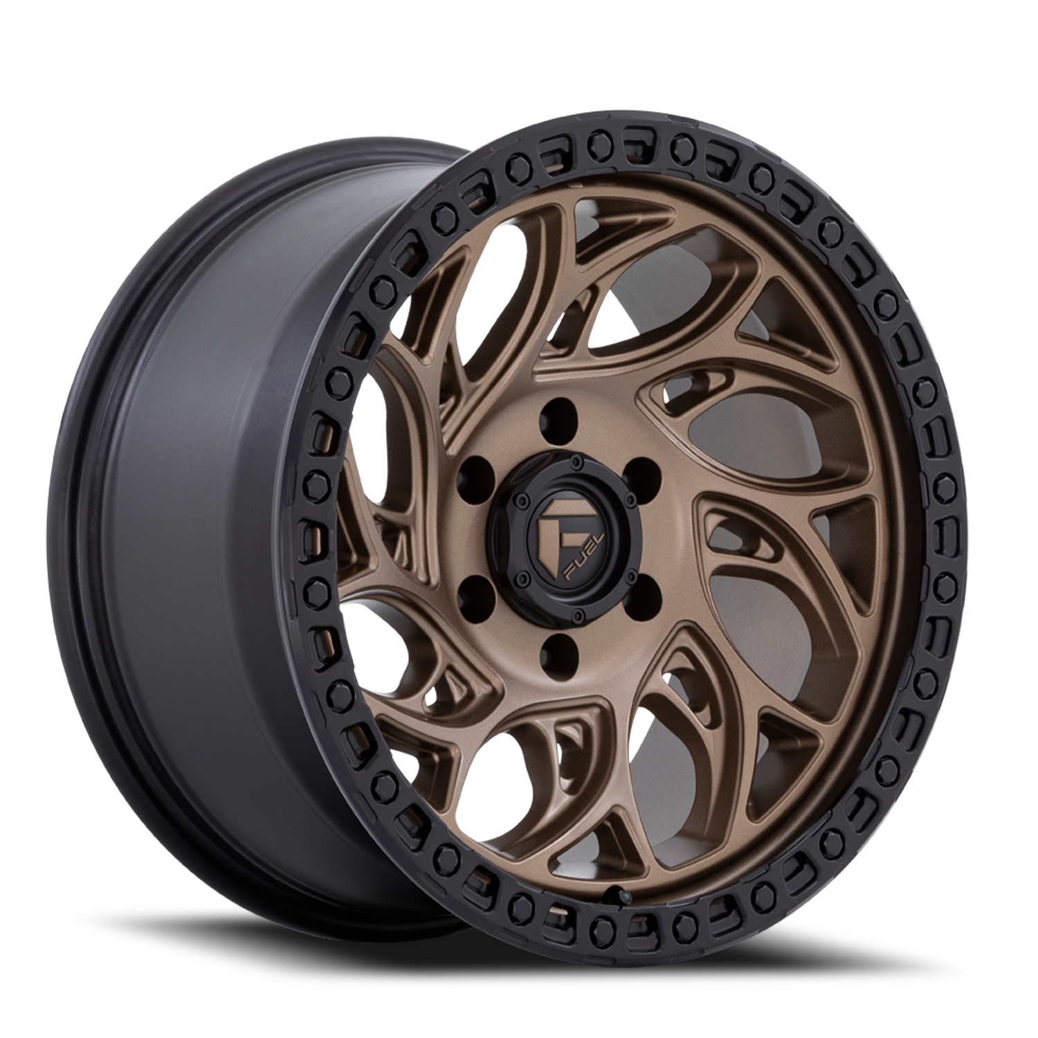 Aluminum Wheels 18X9 Runner OR D841 6 On 120 Bronze/Black Ring 67.06 Bore 1 Offset Fuel Off Road Wheels