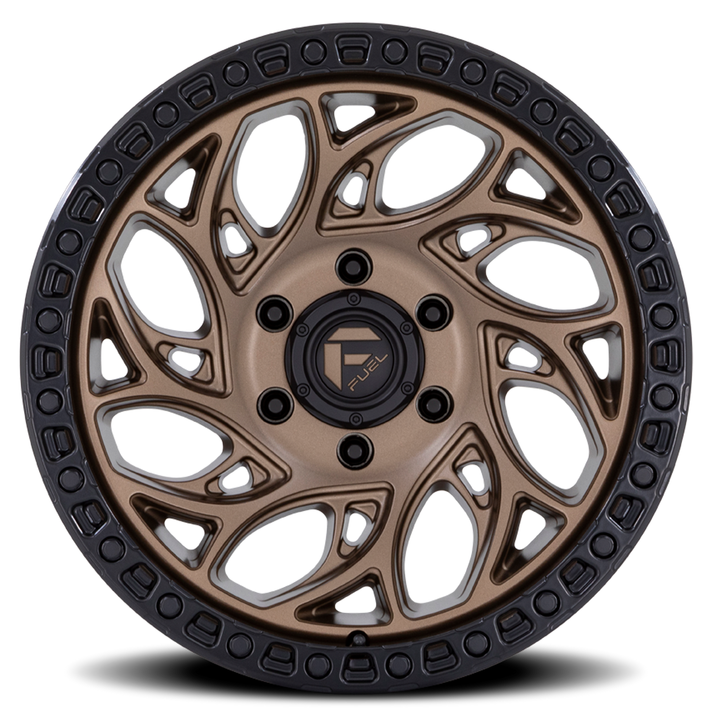 Aluminum Wheels 20X9 Runner OR D841 6 On 114.3 Bronze/Black Ring 66.06 Bore 20 Offset Fuel Off Road Wheels