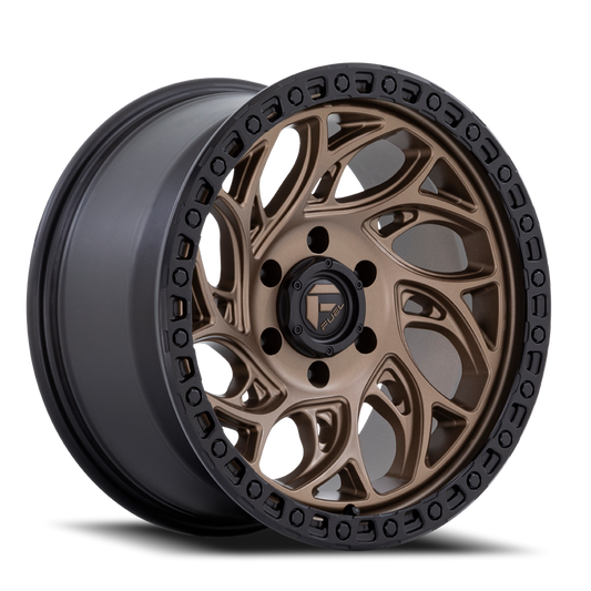 Aluminum Wheels 20X9 Runner OR D841 6 On 135 Bronze/Black Ring 87.1 Bore 1 Offset Fuel Off Road Wheels