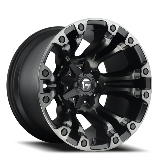 Aluminum Wheels 20X9 Vapor D851 8 On 165.1 Matte Black Gray Tint 125.1 Bore 20 Offset Fuel Off Road Wheels