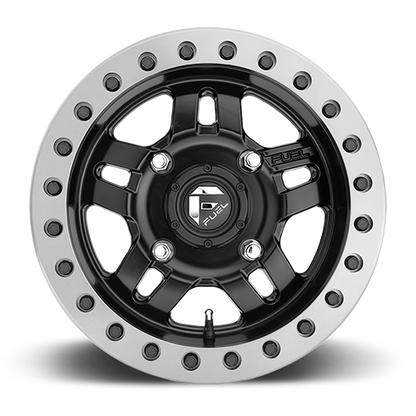 Aluminum Wheels 15X7 Anza UTV D917 4 On 156 Matte Black Beadlock 132 Bore 38 Offset 5 Spoke Fuel Off Road Wheels