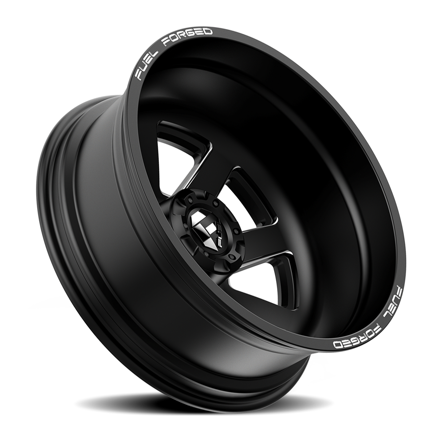 Dually Wheels 20X8.25 FF09D Dually DE09 BK 10 On 225 Matte Black Milled 170.1 Bore -202 Offset Outer Dually Fuel Off Road Wheels
