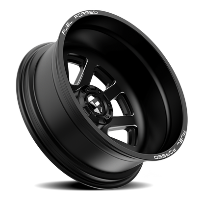 Dually Wheels 22X8.5 FF09D Dually DE09 BK 8 On 200 Matte Black Milled 142.2 Bore -202 Offset Outer Dually Fuel Off Road Wheels