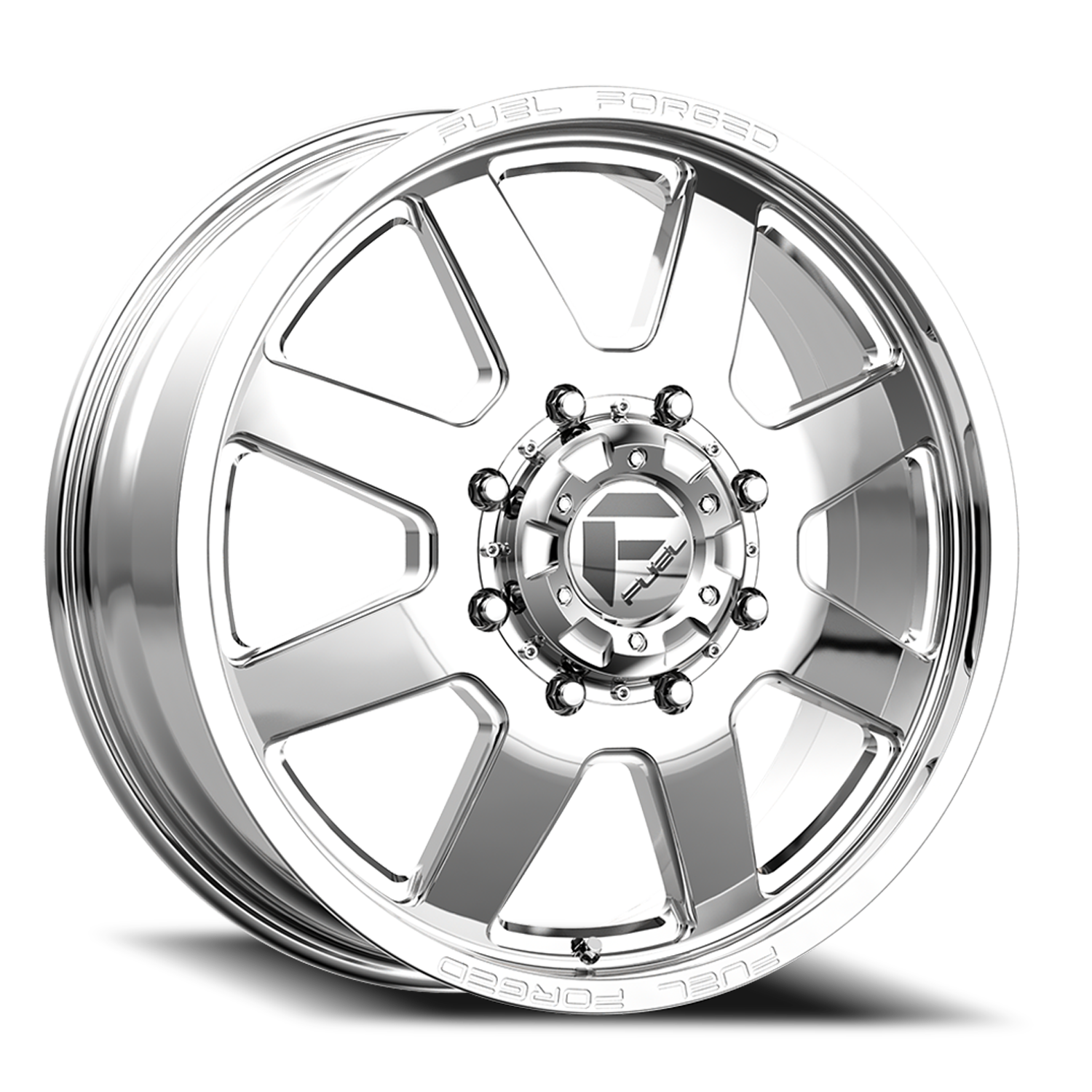 Dually Wheels 20X8.25 FF09D Dually DE09 PO 8 On 200 Polished 142.2 Bore 105 Offset Front Dually Fuel Off Road Wheels