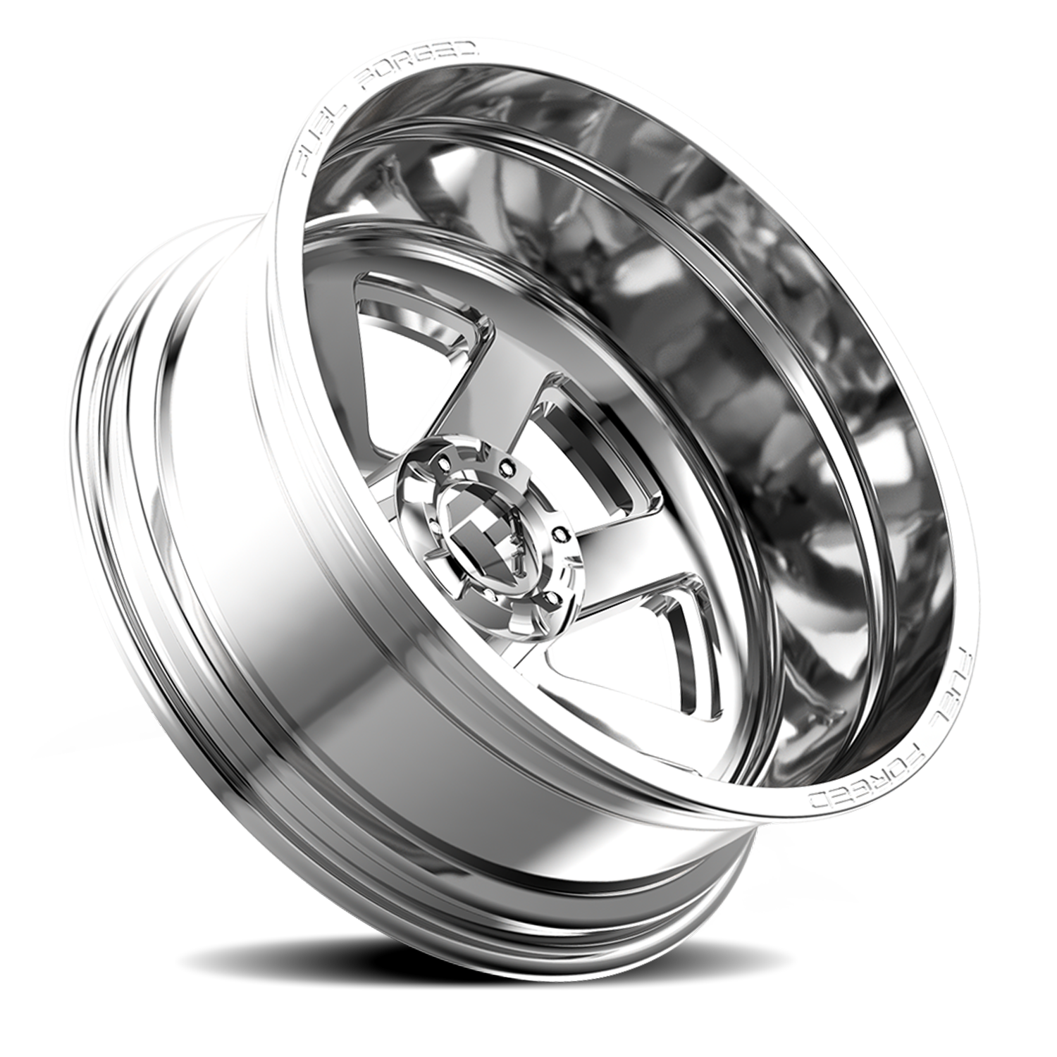 Dually Wheels 20X8.25 FF09D Dually DE09 PO 8 On 200 Polished 142.2 Bore -202 Offset Outer Dually Fuel Off Road Wheels