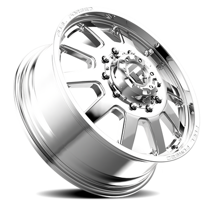 Dually Wheels 20X8.25 FF09D Dually DE09 PO 10 On 225 Polished 170.1 Bore 105 Offset Front Dually Fuel Off Road Wheels