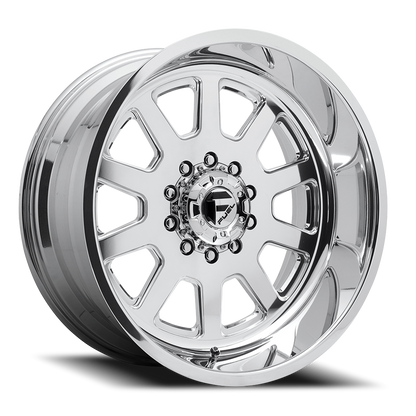Dually Wheels 22X12 FF09D Dually DE09 Super Single PO 8 On 180 Polished 124.3 Bore -50 Offset Front Dually Fuel Off Road Wheels