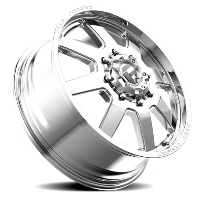 Dually Wheels 22X8.5 FF09D Dually DE09 PO 8 On 200 Polished 142.2 Bore 105 Offset Front Dually Fuel Off Road Wheels