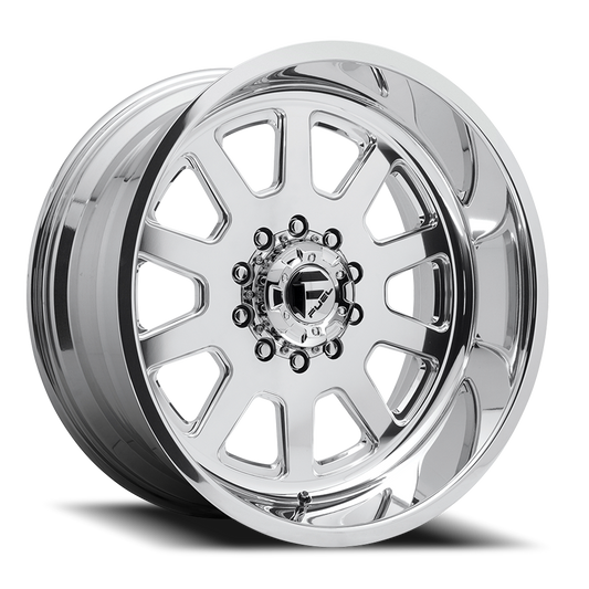 Dually Wheels 24X12 FF09D Dually DE09 Super Single PO 8 On 180 Polished 124.3 Bore -50 Offset Front Dually Fuel Off Road Wheels