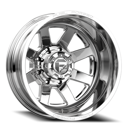 Dually Wheels 24X8.25 FF09D Dually DE09 PO 8 On 200 Polished 142.2 Bore -200 Offset Outer Dually Fuel Off Road Wheels