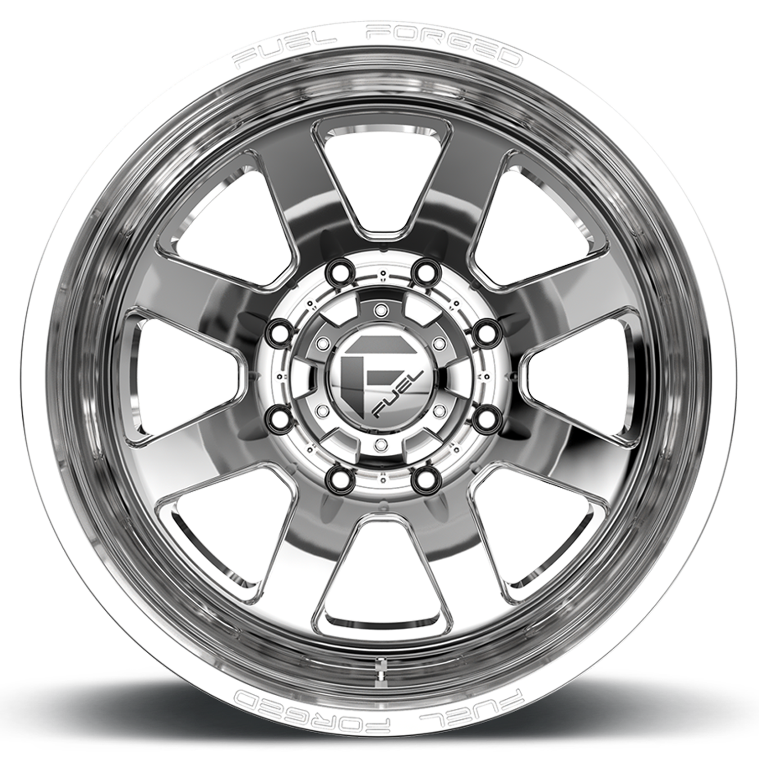 Dually Wheels 24X8.25 FF09D Dually DE09 PO 8 On 200 Polished 142.2 Bore -225 Offset Outer Dually Fuel Off Road Wheels