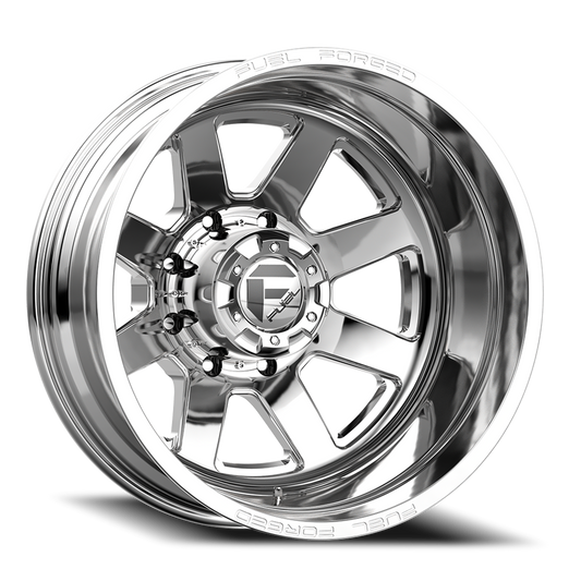 Dually Wheels 24X8.25 FF09D Dually DE09 PO 8 On 210 Polished 154.3 Bore -221 Offset Outer Dually Fuel Off Road Wheels