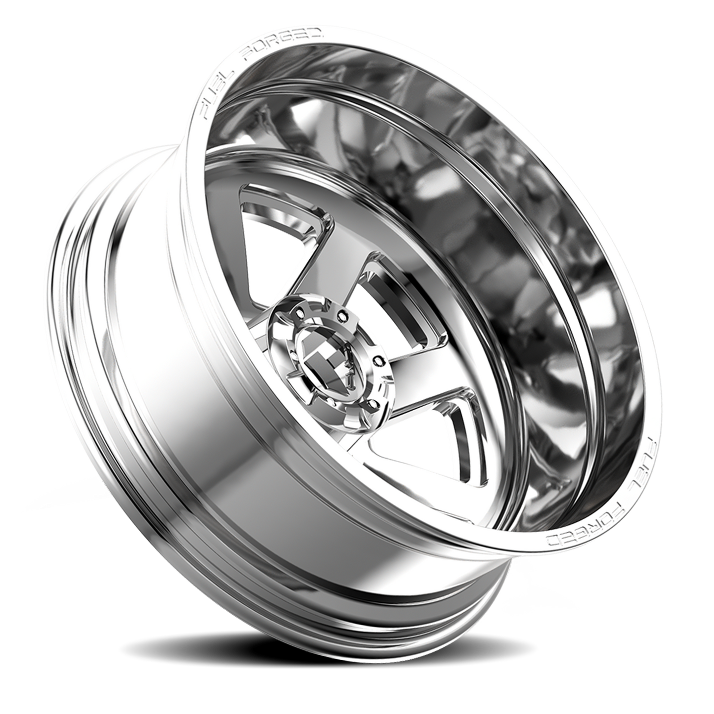 Dually Wheels 24X8.25 FF09D Dually DE09 PO 8 On 210 Polished 154.3 Bore -221 Offset Outer Dually Fuel Off Road Wheels