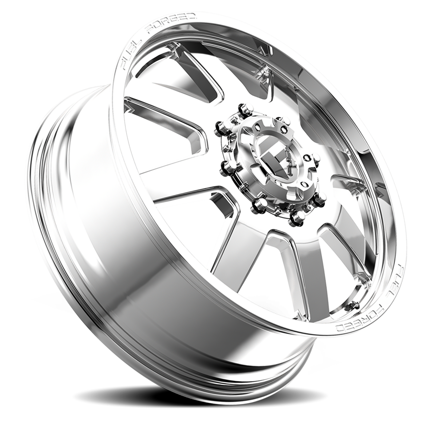 Dually Wheels 24X8.25 FF09D Dually DE09 PO 8 On 210 Polished 154.3 Bore 105 Offset Front Dually Fuel Off Road Wheels