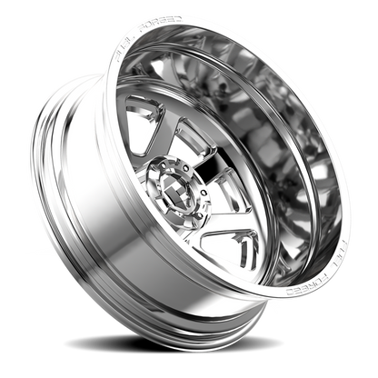Dually Wheels 24X8.25 FF09D Dually DE09 PO 10 On 225 Polished 170.1 Bore -225 Offset Outer Dually Fuel Off Road Wheels