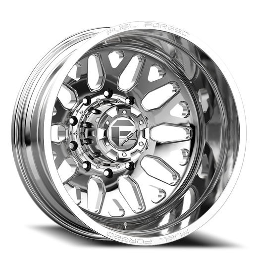 Dually Wheels 20X8.25 FF19D Dually DE19 PO 10 On 225 Polished 170.1 Bore -202 Offset Outer Dually Fuel Off Road Wheels