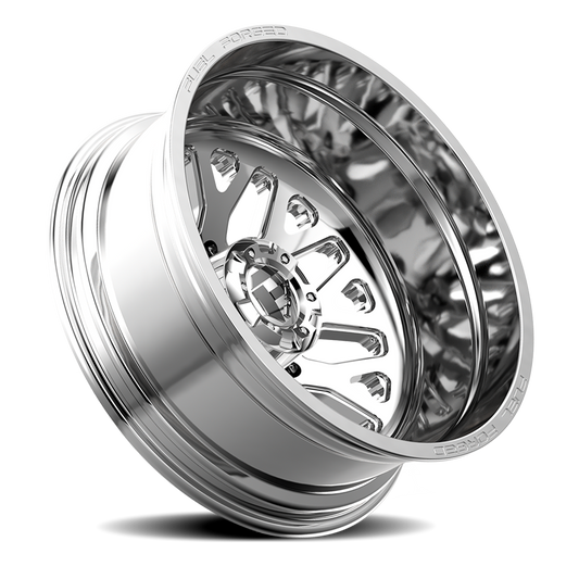 Dually Wheels 22X8.5 FF19D Dually DE19 PO 8 On 200 Polished 142.2 Bore -202 Offset Outer Dually Fuel Off Road Wheels