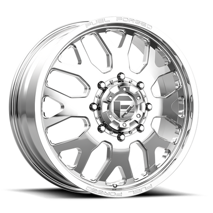 Dually Wheels 22X8.5 FF19D Dually DE19 PO 10 On 225 Polished 170.1 Bore 105 Offset Front Dually Fuel Off Road Wheels