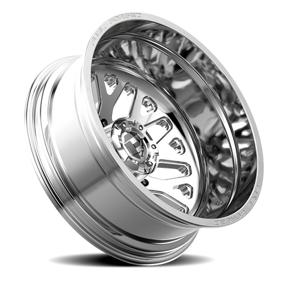 Dually Wheels 24X8.25 FF19D Dually DE19 PO 8 On 210 Polished 154.3 Bore -246 Offset Outer Dually Fuel Off Road Wheels