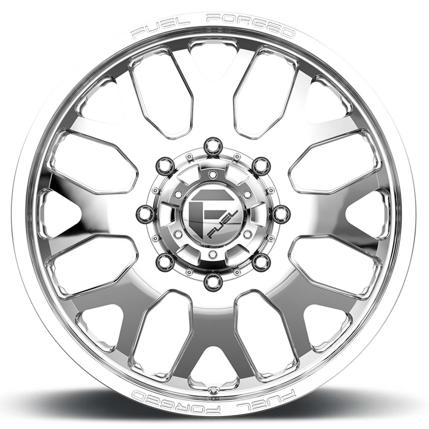 Dually Wheels 24X8.25 FF19D Dually DE19 PO 10 On 225 Polished 170.1 Bore 105 Offset Front Dually Fuel Off Road Wheels