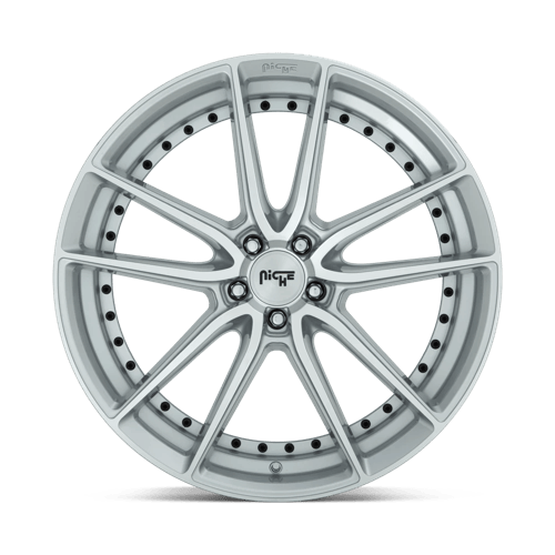 M221 22X9 5X112 GL-SLVR-MACH 38MM