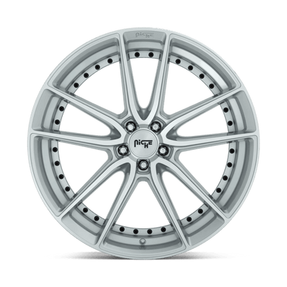 M221 22X9 5X112 GL-SLVR-MACH 38MM