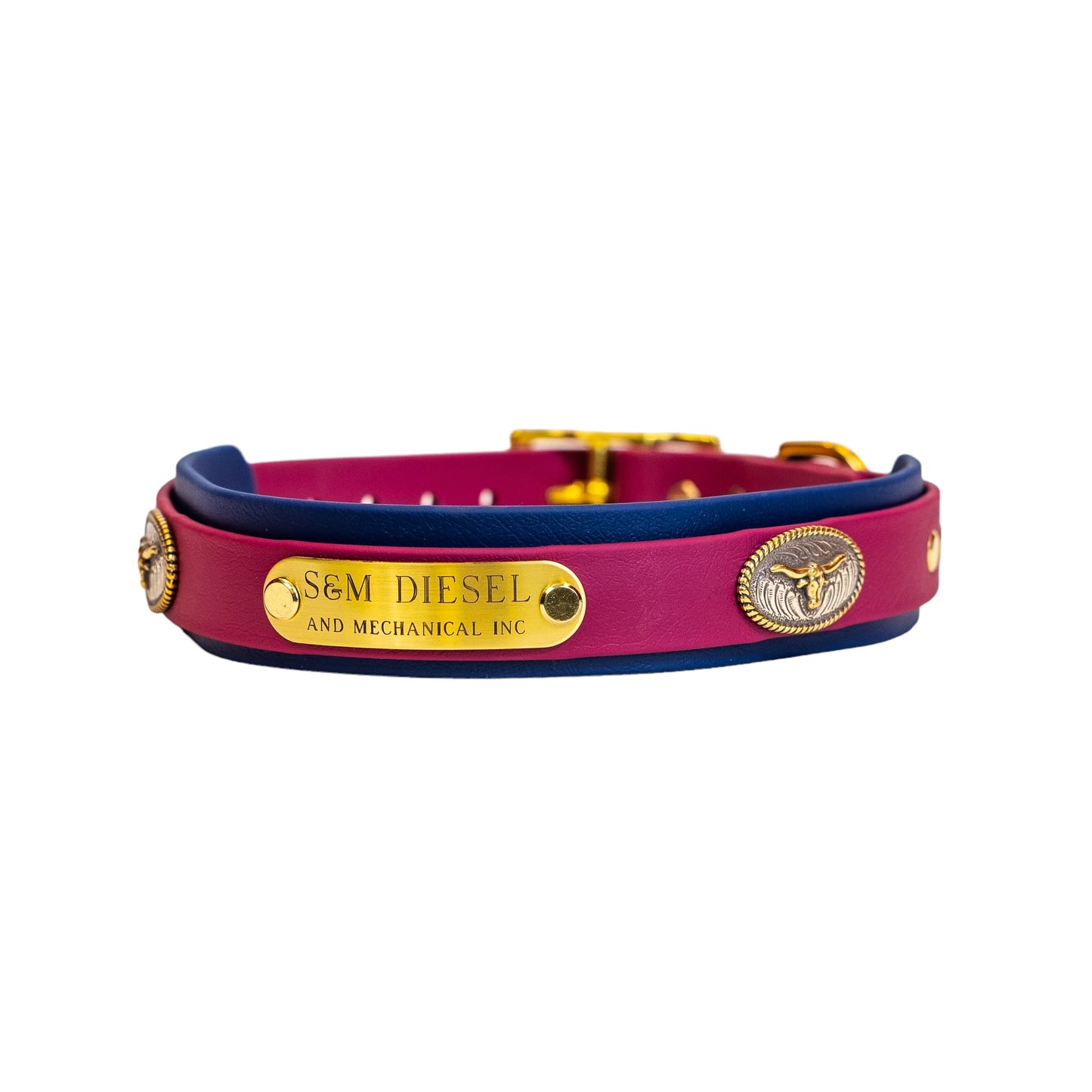 S&M Diesel Biothane Dog Collar- 19 color options avail