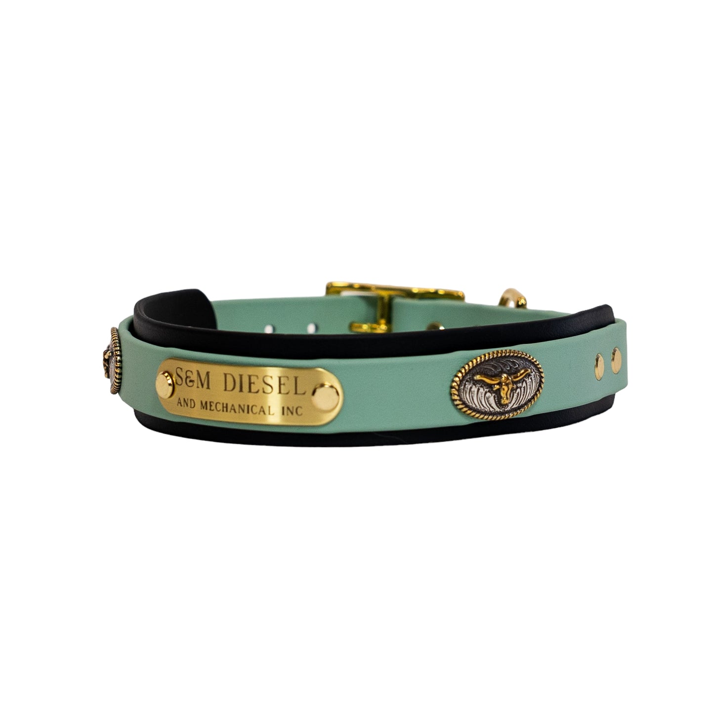 S&M Diesel Biothane Dog Collar- 19 color options avail