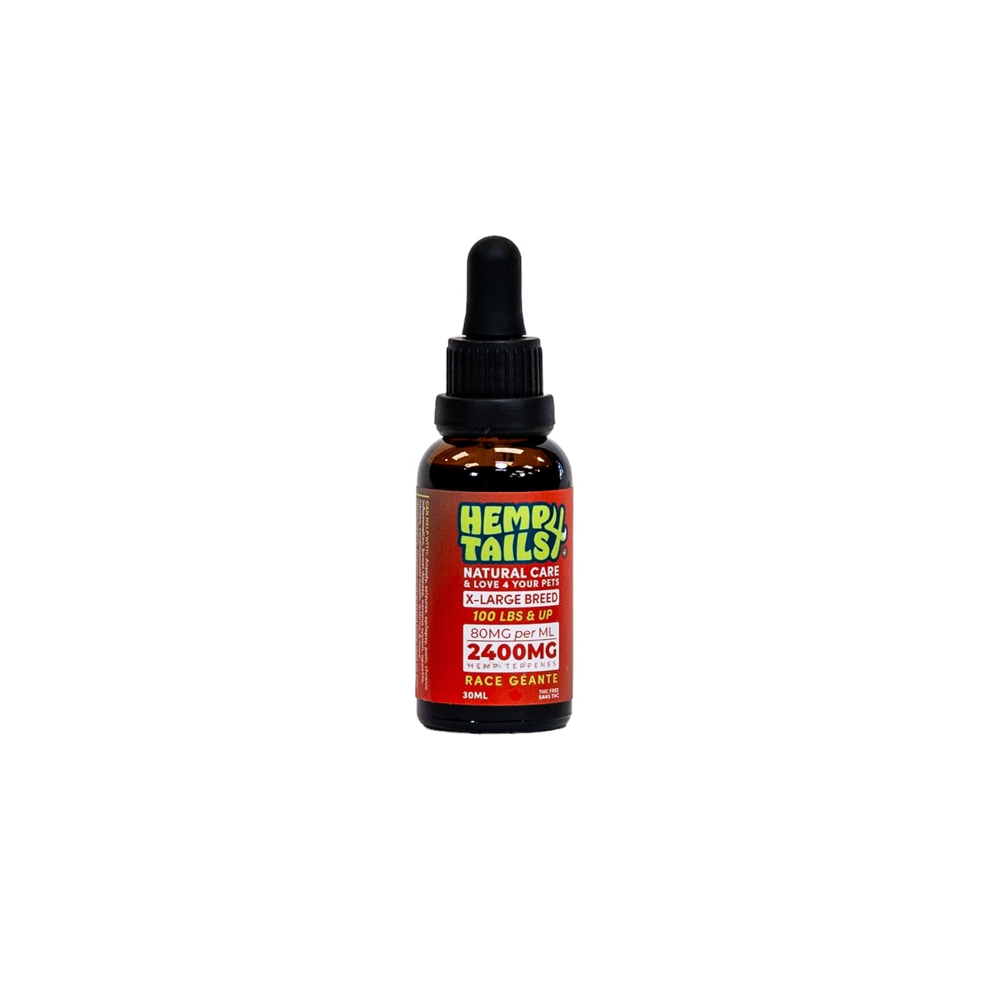 Hemp4Tails X-Large Breed - 30ml - 2400MG