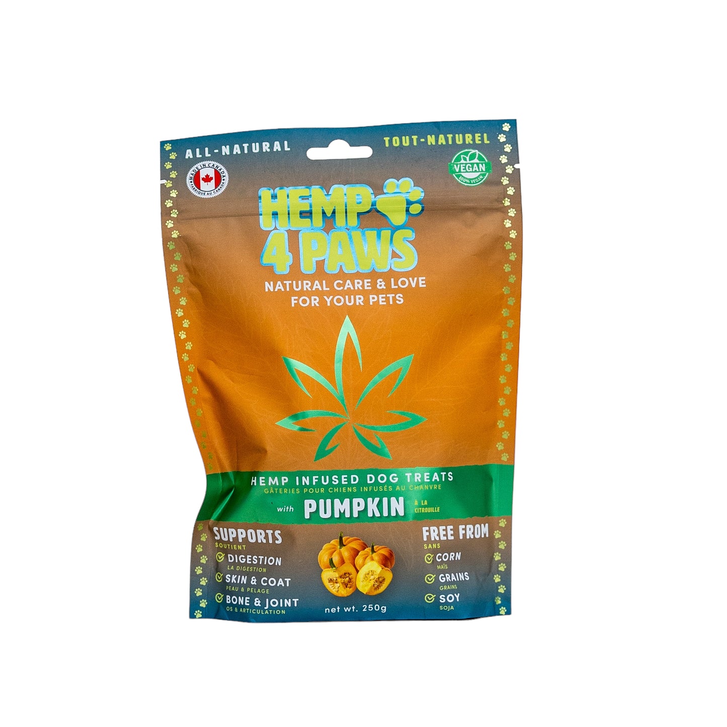 HEMP DOG TREATS – PUMPKIN