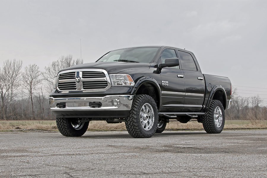 Dodge Pocket Fender Flares Rivets 09-18 RAM 1500 w/Metal Bumper Rough Country
