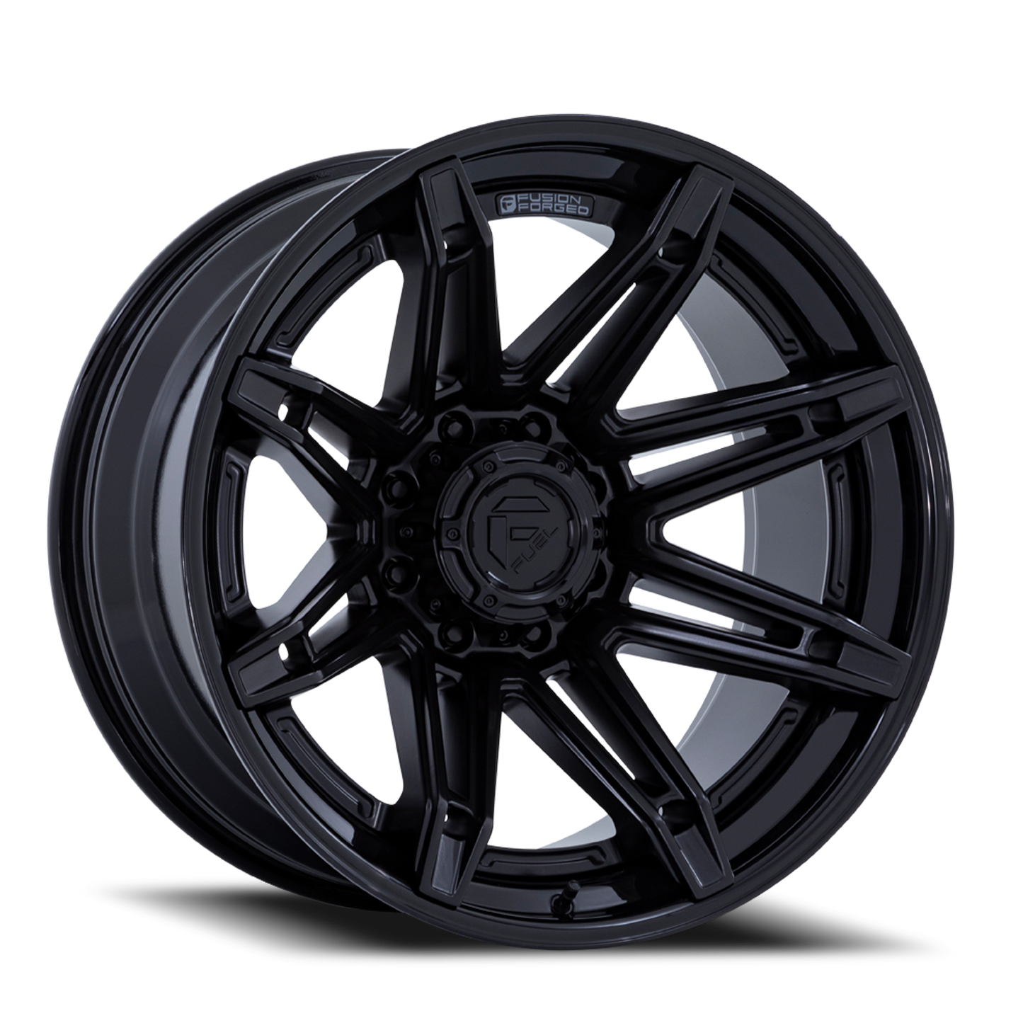 Aluminum Wheels 20X10 Brawl FC401MX 6 On 139.7 Matte Black/Gloss Black Lip 106.1 Bore -18 Offset Fuel Off Road Wheels