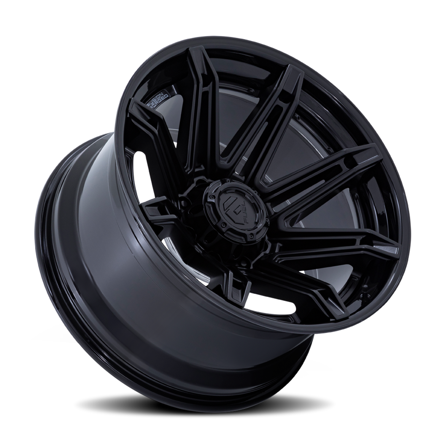 Aluminum Wheels 20X10 Brawl FC401MX 6 On 139.7 Matte Black/Gloss Black Lip 106.1 Bore -18 Offset Fuel Off Road Wheels