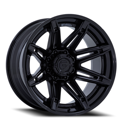 Aluminum Wheels 22X12 Brawl FC401MX 6 On 135 Matte Black/Gloss Black Lip 87.1 Bore -44 Offset Fuel Off Road Wheels