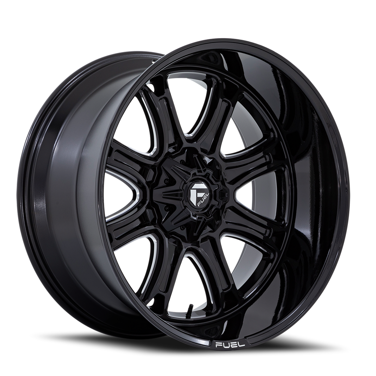 Aluminum Wheels 20X10 Darkstar FC853BE 5 On 139.7/5 On 150 Gloss Black/Milled 110.1 Bore -18 Offset Fuel Off Road Wheels