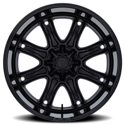Aluminum Wheels 20X9 Darkstar FC853MB 5 On 139.7/5 On 135 Matte Black/Gloss Black Lip 87.1 Bore 1 Offset Fuel Off Road Wheels