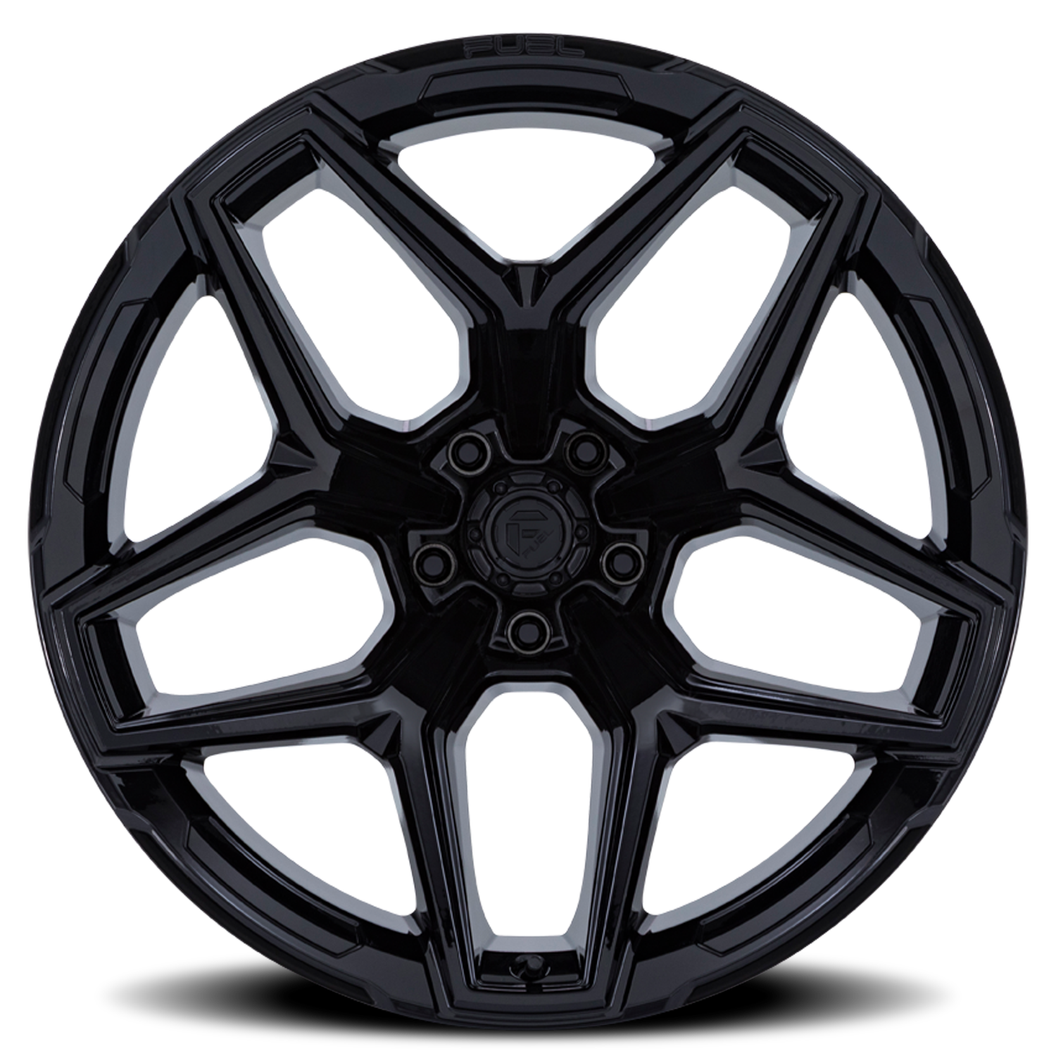 Aluminum Wheels 18X9 Flux 6 FC854BX 6 On 139.7 Gloss Black 106.1 Bore 20 Offset Fuel Off Road Wheels