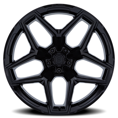 Aluminum Wheels 20X9 Flux 6 FC854BX 6 On 135 Gloss Black 87.1 Bore 20 Offset Fuel Off Road Wheels