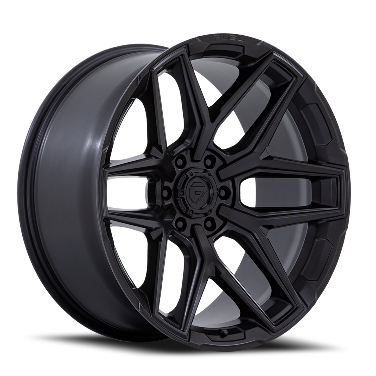 Aluminum Wheels 18X9 Flux 6 FC854MX 6 On 120 Blackout 66.9 Bore 20 Offset Fuel Off Road Wheels