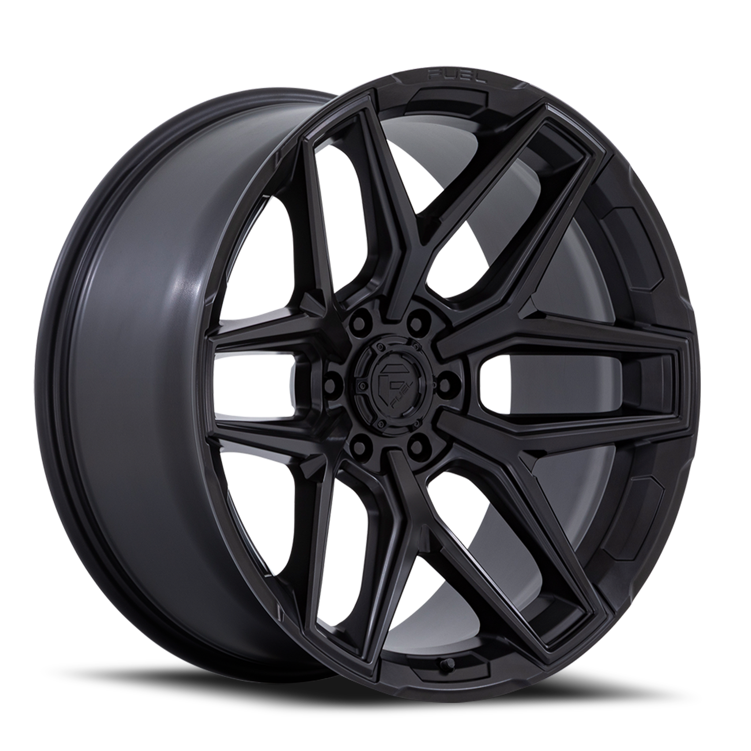 Aluminum Wheels 18X9 Flux 6 FC854MX 6 On 120 Blackout 66.9 Bore 20 Offset Fuel Off Road Wheels