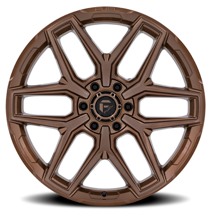 Aluminum Wheels 20X9 Flux 6 FC854ZR 6 On 135 Platinum Bronze 87.1 Bore 1 Offset Fuel Off Road Wheels