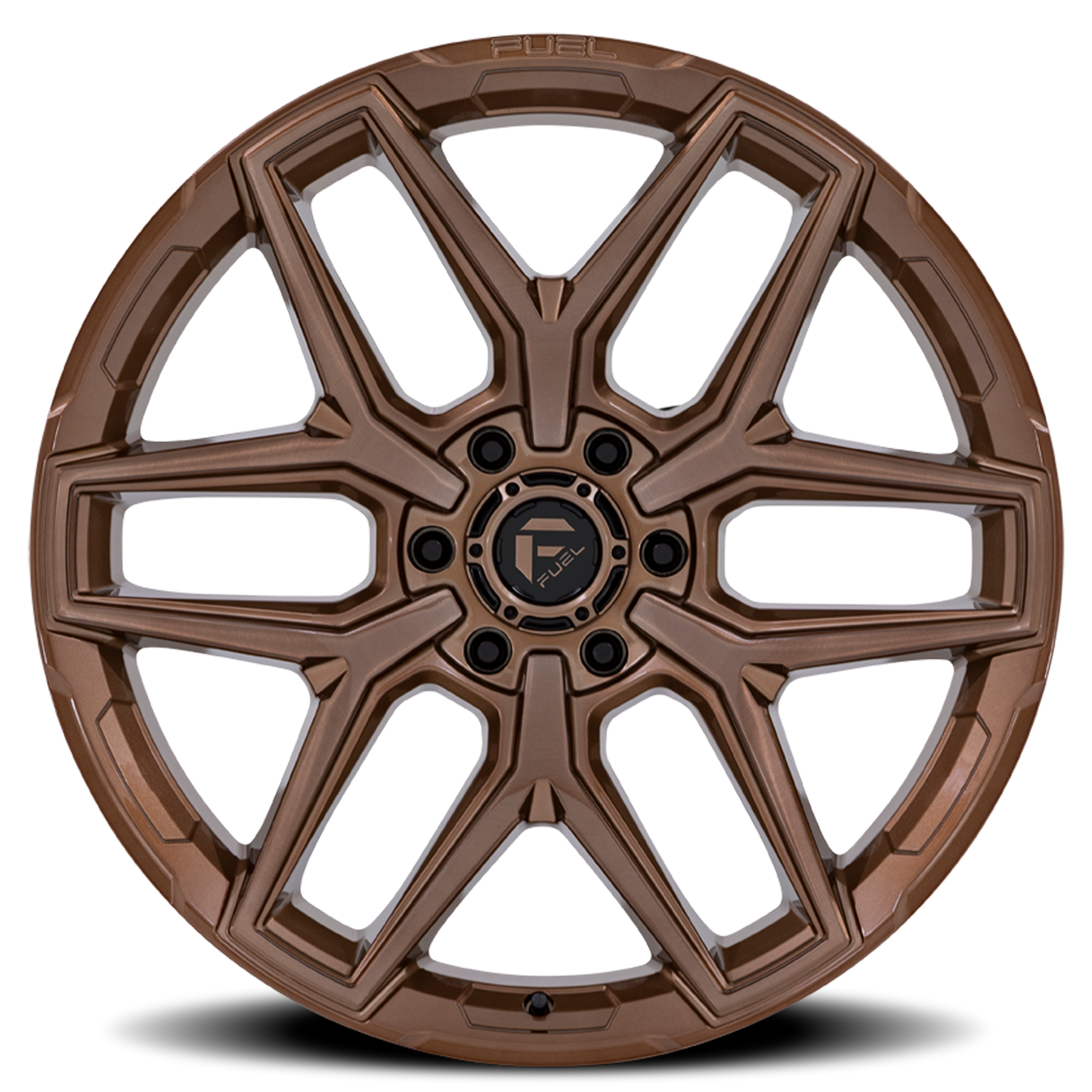 Aluminum Wheels 20X9 Flux 6 FC854ZR 6 On 135 Platinum Bronze 87.1 Bore 20 Offset Fuel Off Road Wheels
