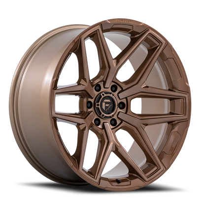 Aluminum Wheels 20X9 Flux 6 FC854ZR 6 On 114.3 Platinum Bronze 66.06 Bore 20 Offset Fuel Off Road Wheels